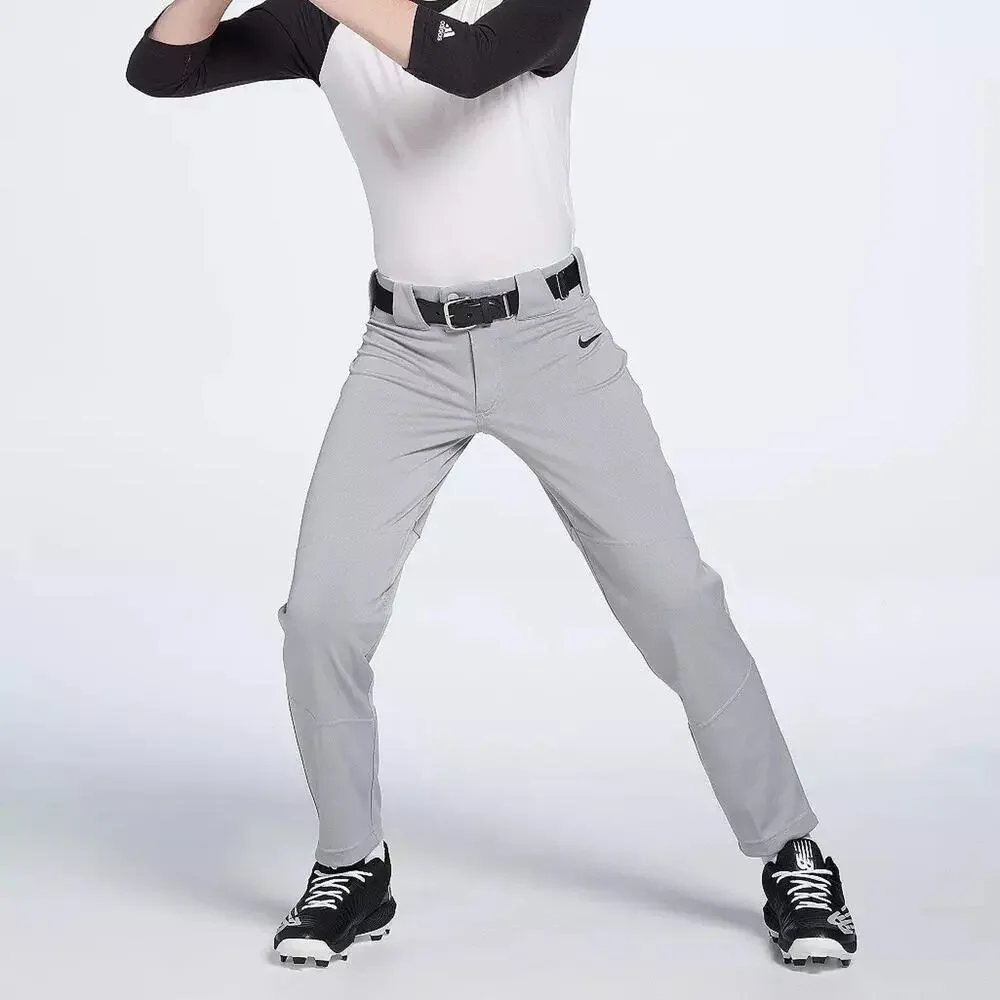 NIKE Vapor Select Long Baseball Pants Wolf Grey Black Youth Boys XL BNWT
